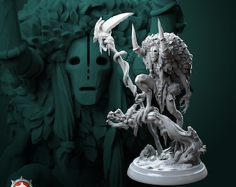 Forest Spirit, Shaman, Cursed Druid - Chmerih Faceless - Circle of Druids - White Werewolf Tavern