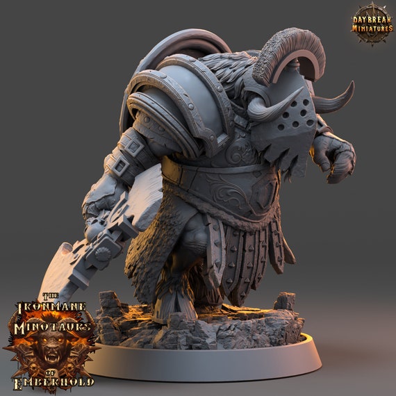 Morkath Darkhoof - Minotaur - the Ironmane Minotaurs of Emberhold