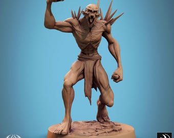 Vincitore del Savage Ghoul - Miniatura per D&D, DSA, Pathfinder - 28 mm, 32 mm, Figura in resina con base - Miniature in scala - Broken Blood