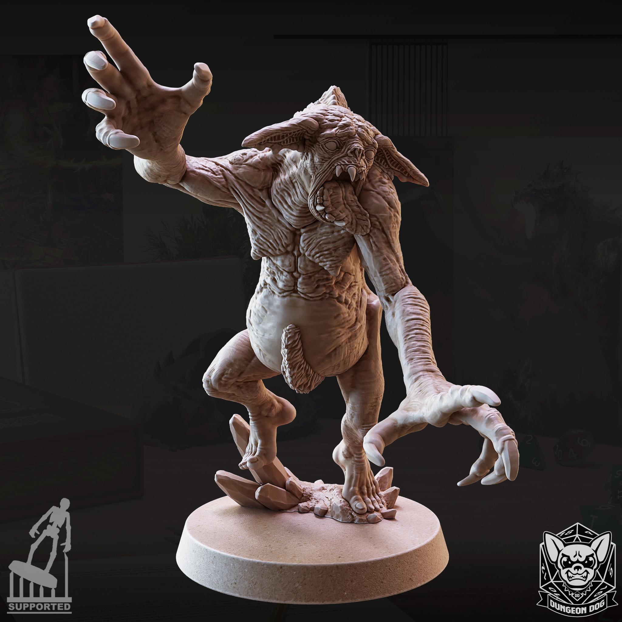 Dretch E - Miniature for Dnd, DSA, Pathfinder - 28 Mm, 32 Mm, 36 Mm ...