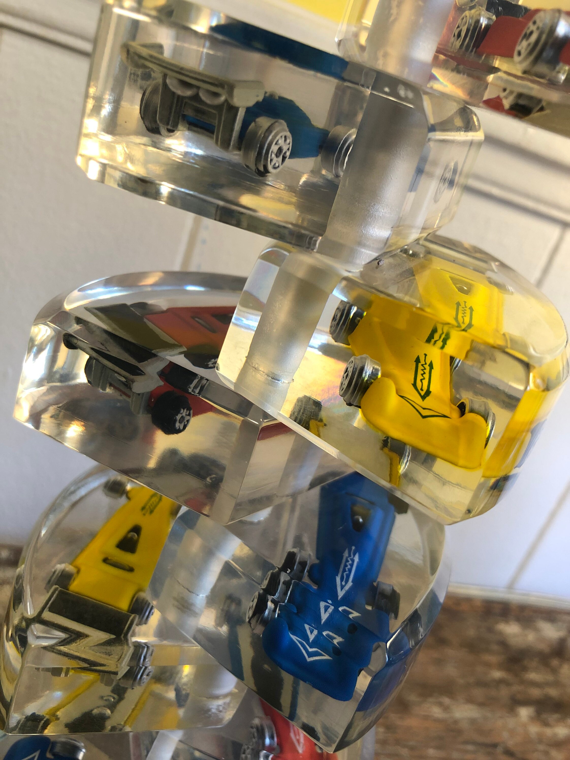 Vintage Lucite Matchbox Cars/hotwheels Cars Lamp Etsy