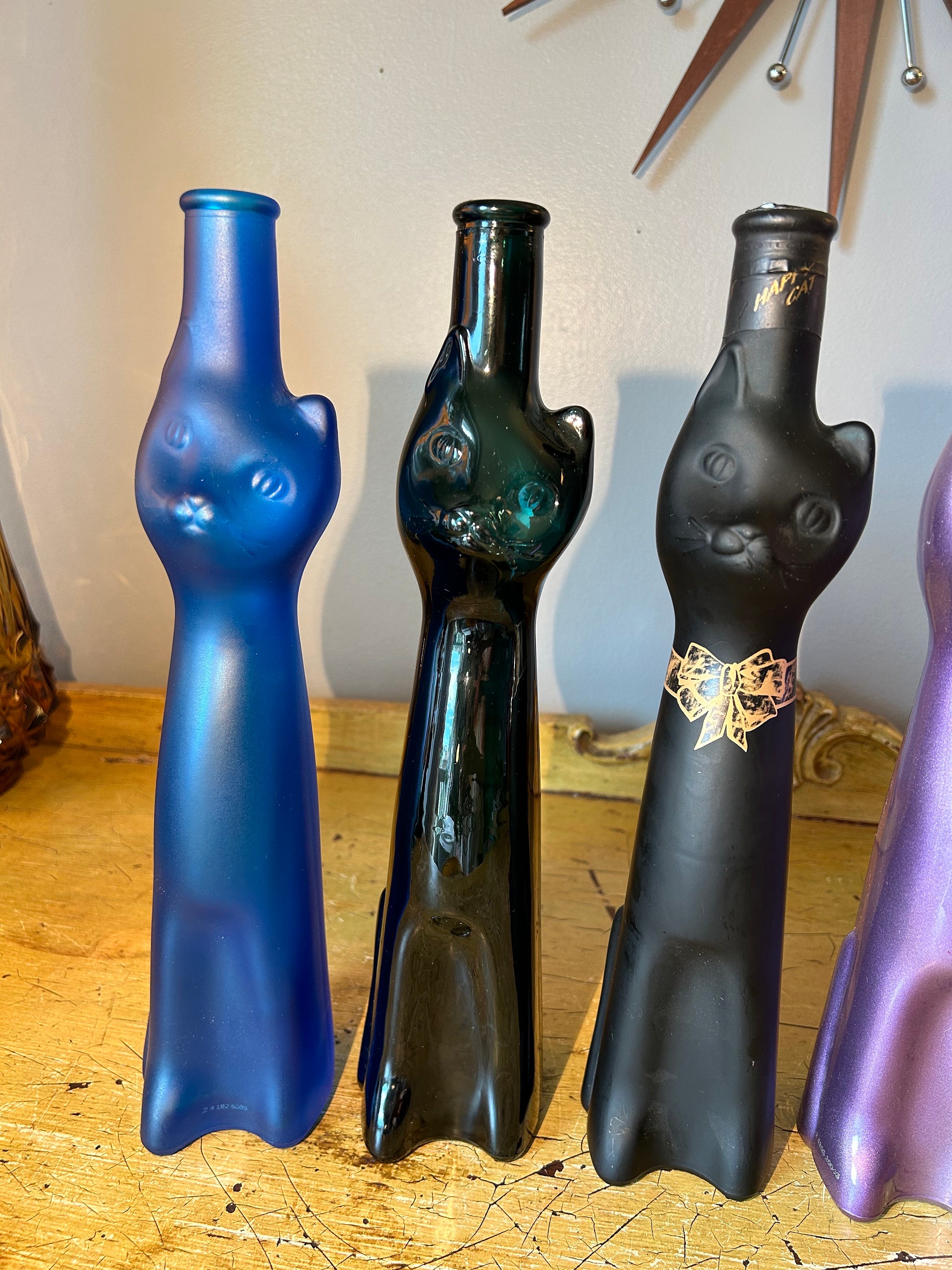 Cat Shaped Empty Wine Bottle - Etsy