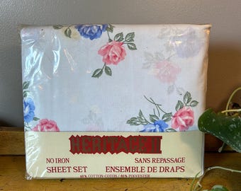 Vintage-Bettwäscheset in Doppelbettgröße