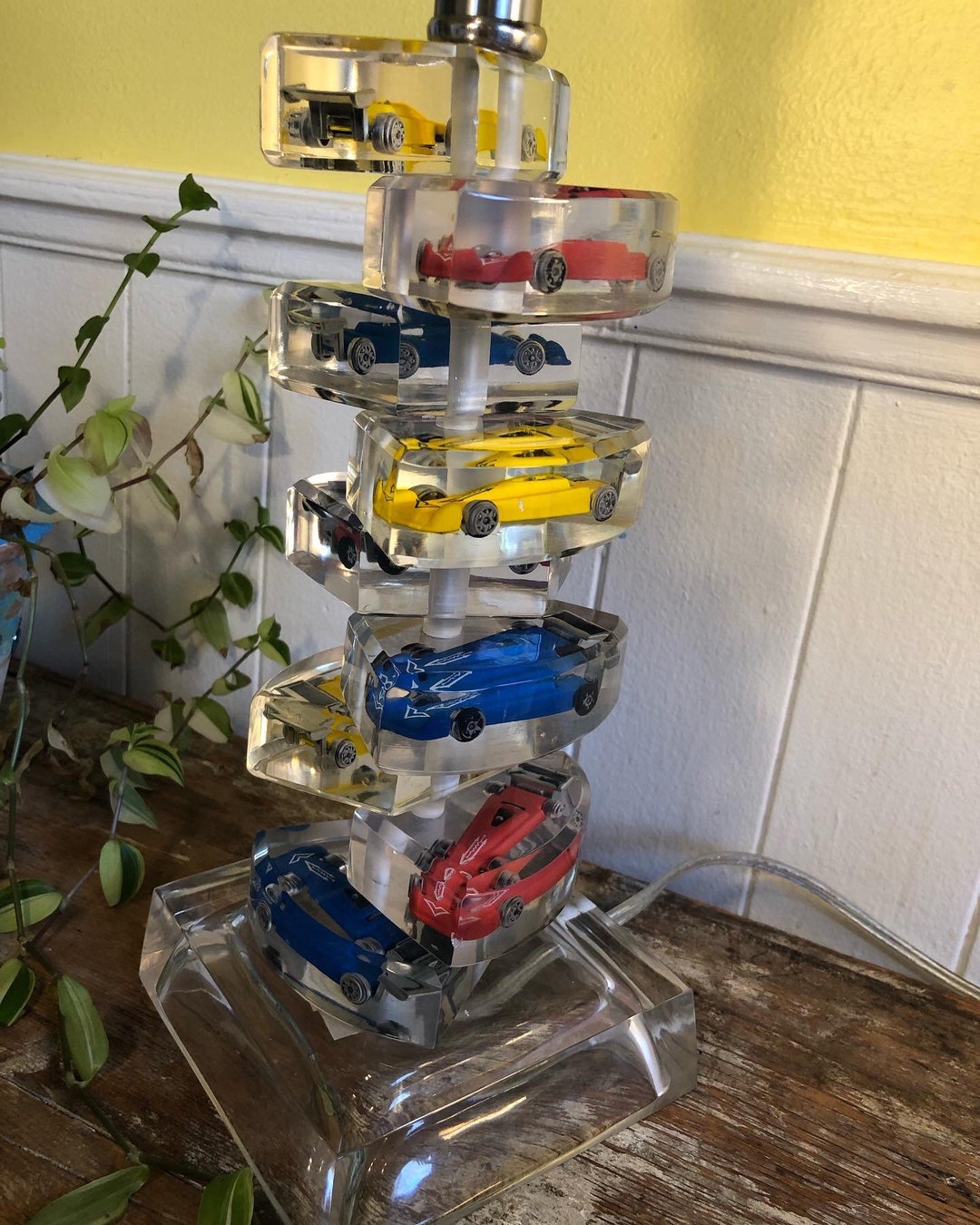 Vintage Lucite Car Lampnull