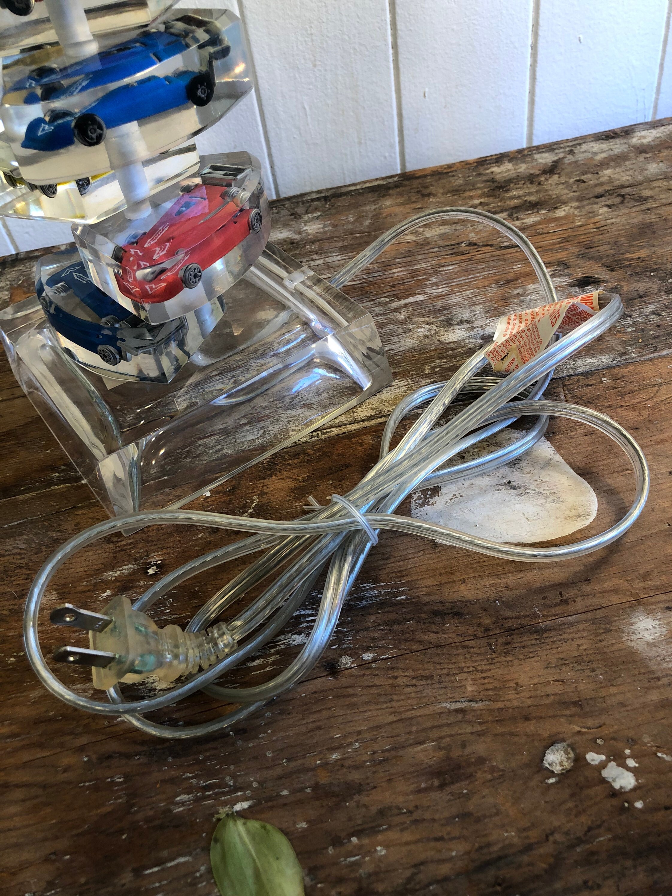Vintage Lucite Car Lampnull