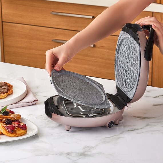 pizzelle iron with removable plates