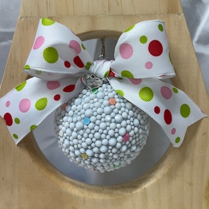 Rhinestone Birthday Handmade Ornament, Happy Birthday Ornament, Unique Birthday Gift, Birthday Ornament, Birthday Gift, Happy Birthday Gift
