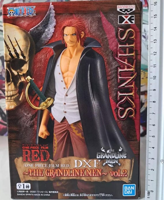 Shanks Vol 2 the Grandline Men One Piece Film Red DXF Anime Figure