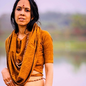 Vrouwen top Khadi katoenen blouse, Khadi kleding, hoodie top, hippie top, natuurlijke kleding, Boho top