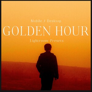 10 Golden Hour Lightroom Presets. Warm gold sunset, Warm, Summer, Warm Sunrise Sun, Light, Wedding, Aesthetic, Outdoor, Filter, Sunshine