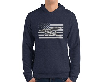Plane People Aviation Flag Hoodie