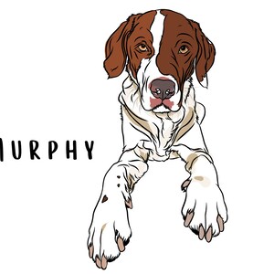 Custom Pet Portraits Drawn Using Pet Photo Personalized Digital Dog Portraits Cat Portraits Custom Dog Portraits Custom Pet Illustration art