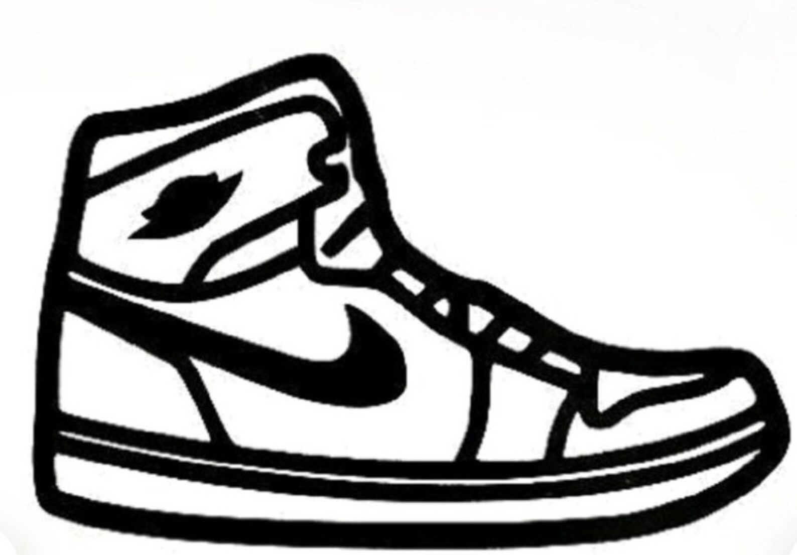 Jordan 1 Decal Sticker Etsy