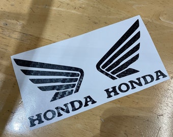 Honda Logo Sticker  Etsy