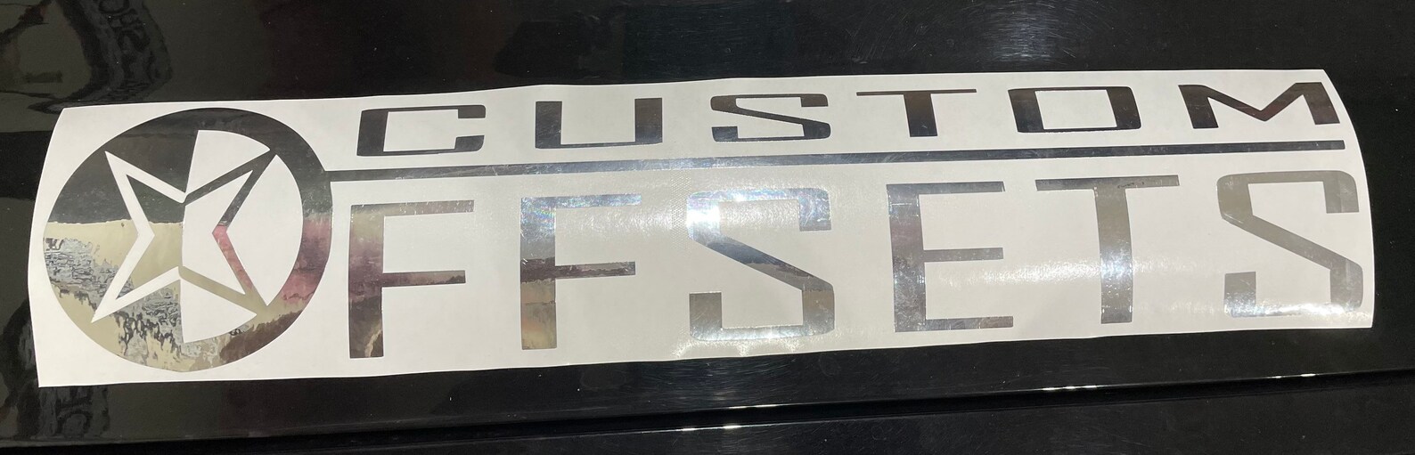 Custom Offsets Logo Decal Sticker for Front Window Etsy Canada