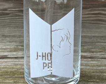 BTS Logo Color Changing Glass