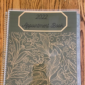 Custom Appointment Book / Timed Planner
