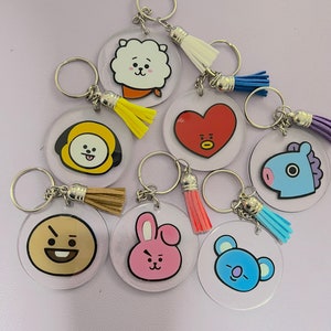 BT21 Character Keychain BTS