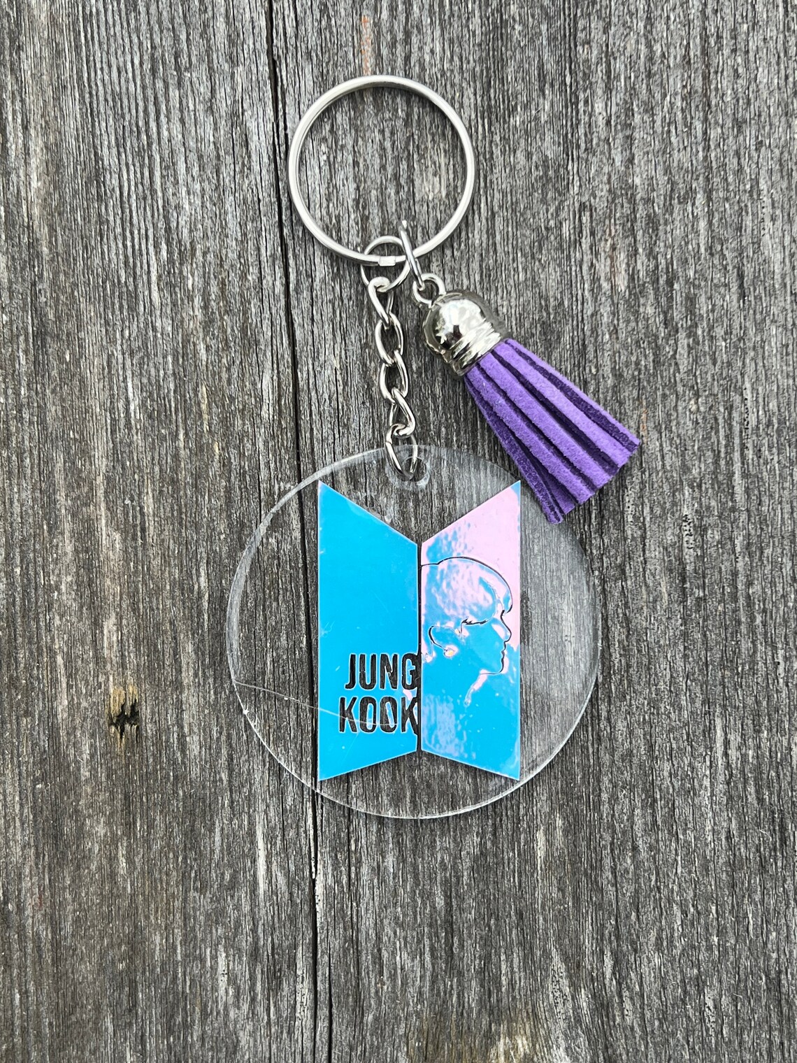 BTS Logo Keychain DISCONTINUED Etsy