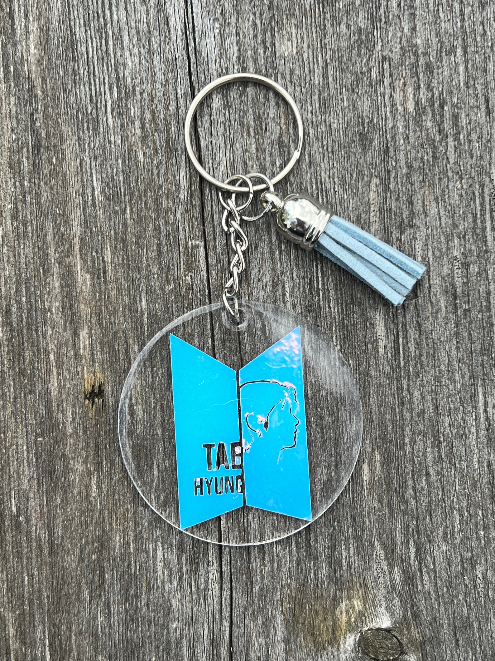 BTS Logo Keychain DISCONTINUED Etsy