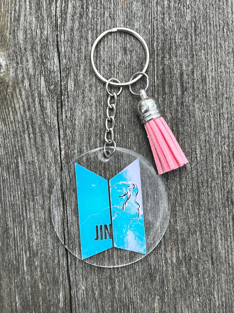 BTS Logo Keychain DISCONTINUED Etsy