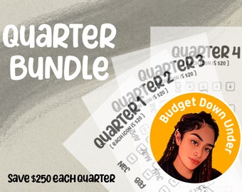 Savings Challenge Bundle: ‘Quarter Edition’ // Budgeting — Cash Envelopes — Sinking Funds