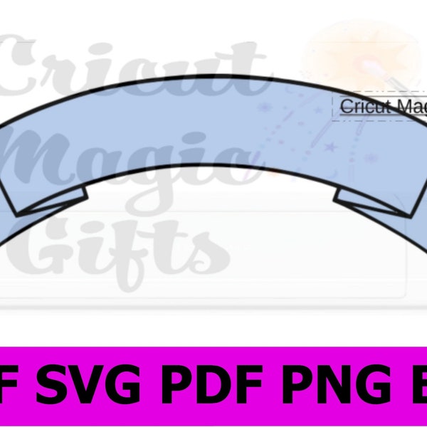 Blank Banner SVG Banner Ribbon SVG Blank Banner Cuttable Design PNG Designs Cricut Cut File Cameo Silhouette Instant Digital File Download