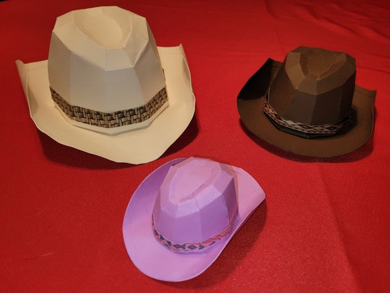 Cowboy Hat Gift Box CHOOSE Your Hat Color & Style Band 3 