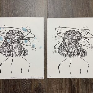 Galaxies- Lithograph