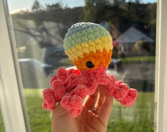Peluche de pulpo de crochet