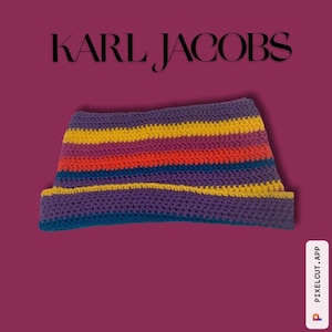 Karl Jacobs cat ear beanie