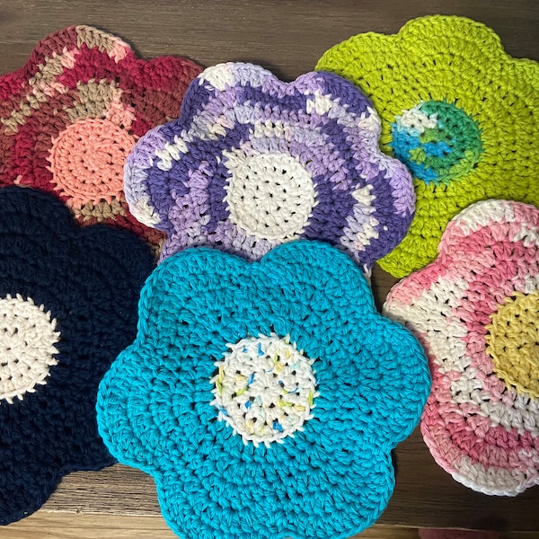 Flower Shaped Dish Cloth/Dish Rag/Wash Cloth