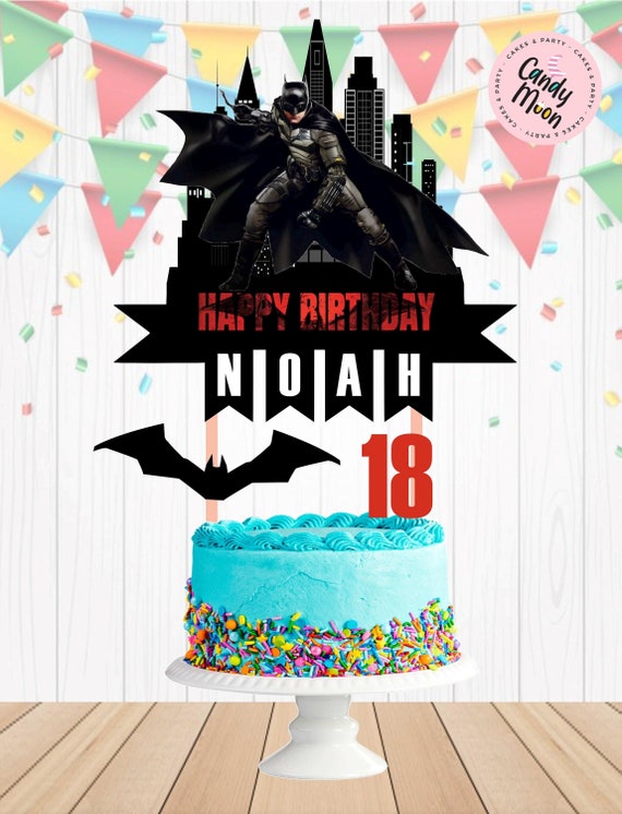 Batman Batman Cake Topper Batman Banner Batman Birthday - Etsy UK