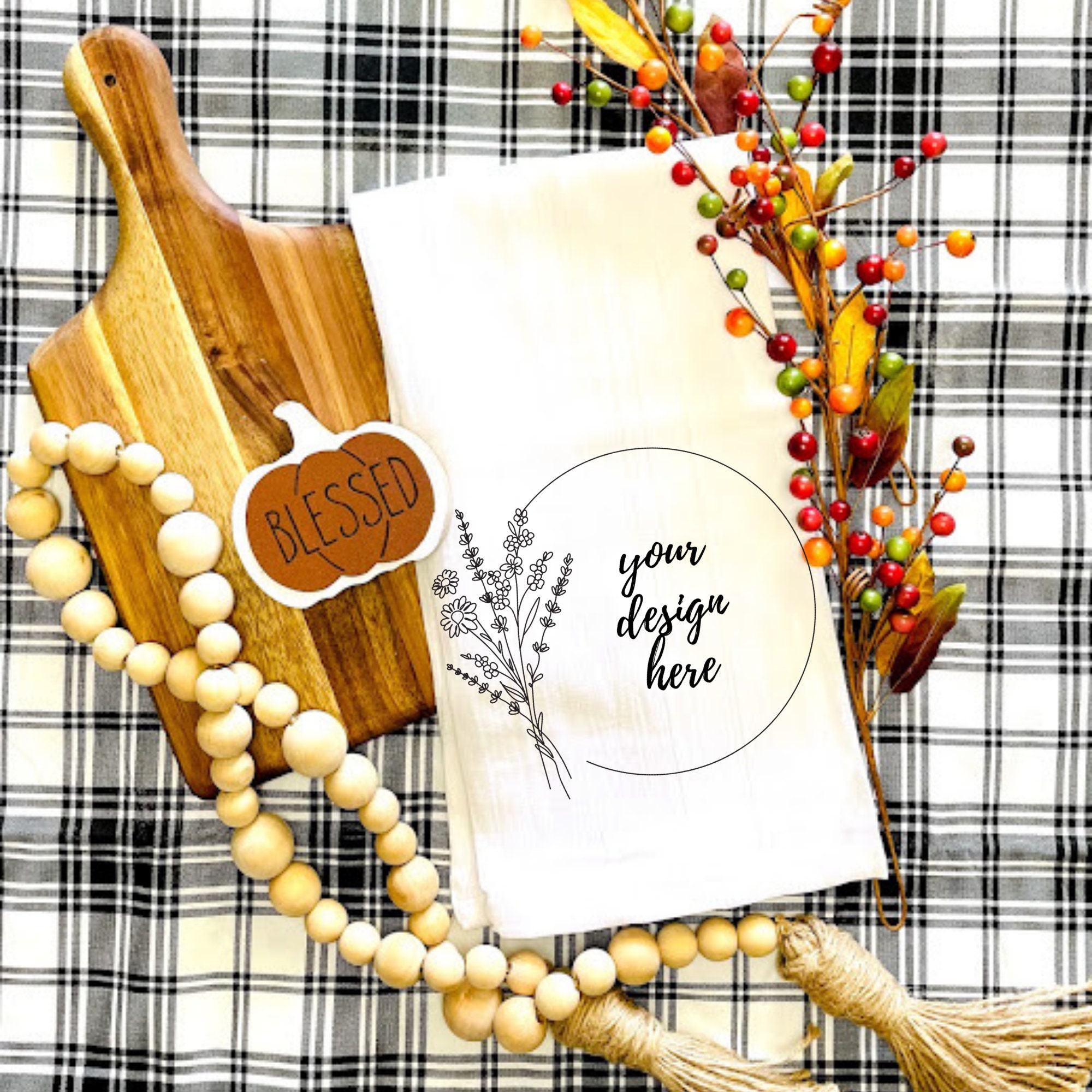 Kitchen Towel Mockup White Towel Mockup, Flour Sack Tea Towel Mockup Tea Towel Flour Sack Mockup Tea Towel Flat Lay