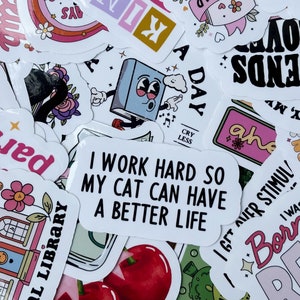Don't forget to drink water sticker, cool stickers, sarcastic stickers, funny stickers, adhd stickers, waterbottle stickers, laptop stickers bild 4