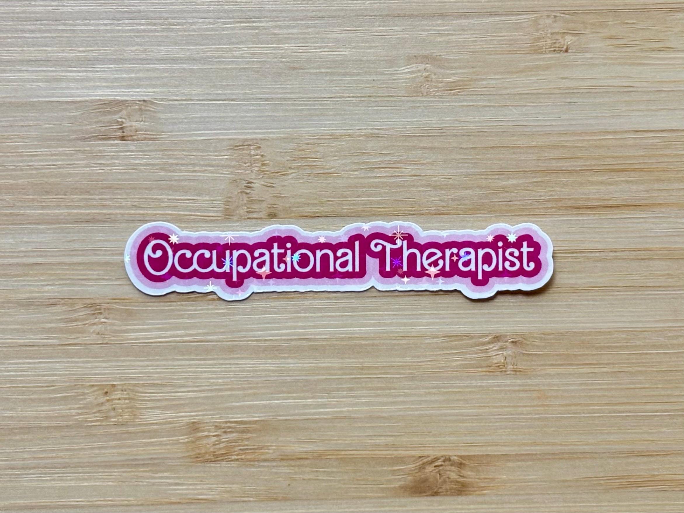 Ot Security Sticker Occupational Therapist Sticker, Sparkly Sticker, Holographic Sticker ...