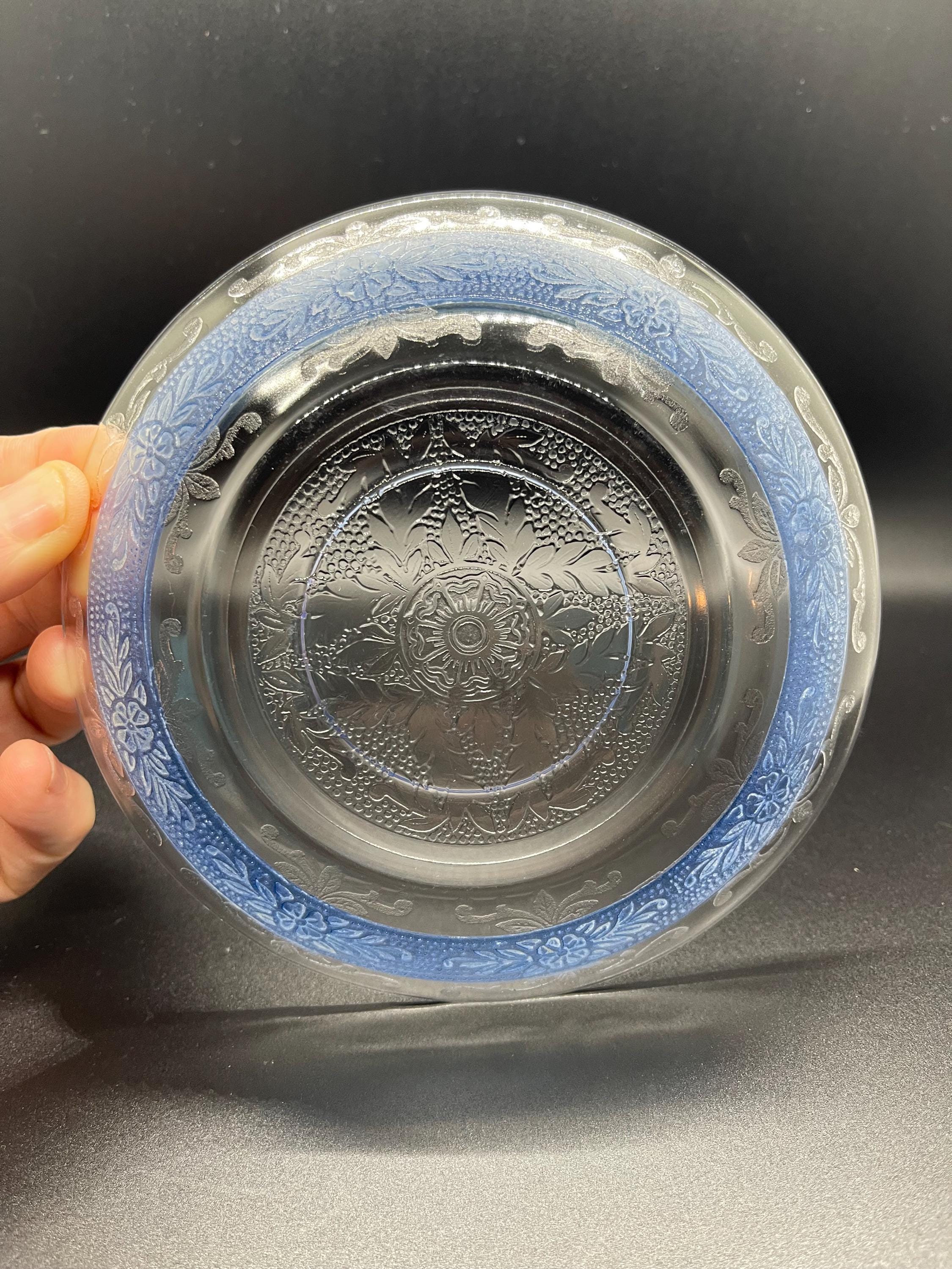 マクベス・エヴァンス「S」パターンの点描ローズとブルーバンドの