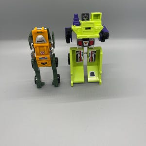 G1 Transformers lot Brawn & Long Haul Constructicons Vintage 1983