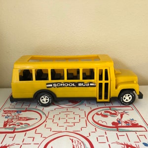 American plastic toys school bus hotsell