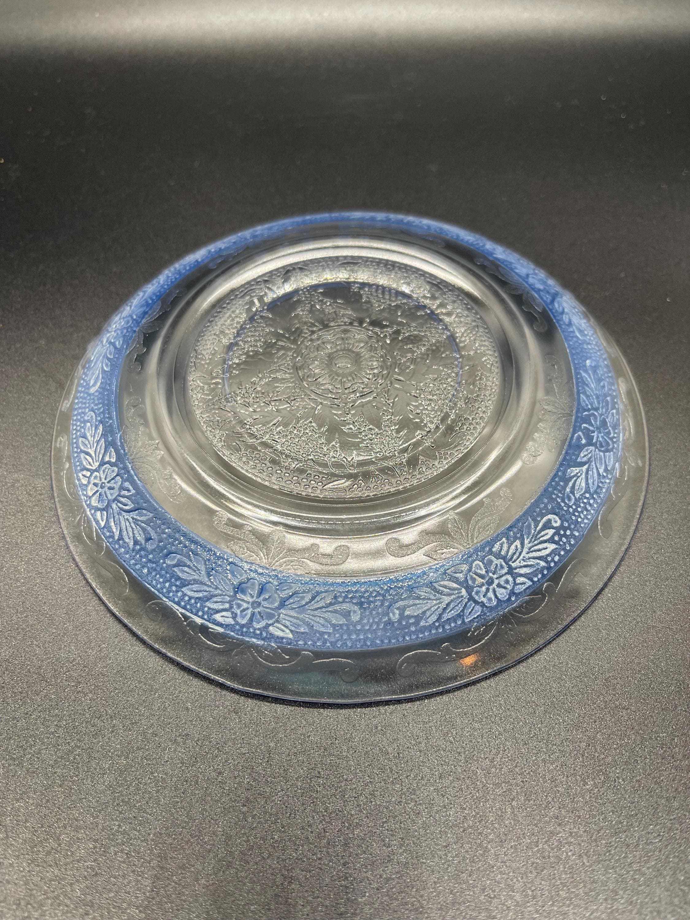 マクベス・エヴァンス「S」パターンの点描ローズとブルーバンドの