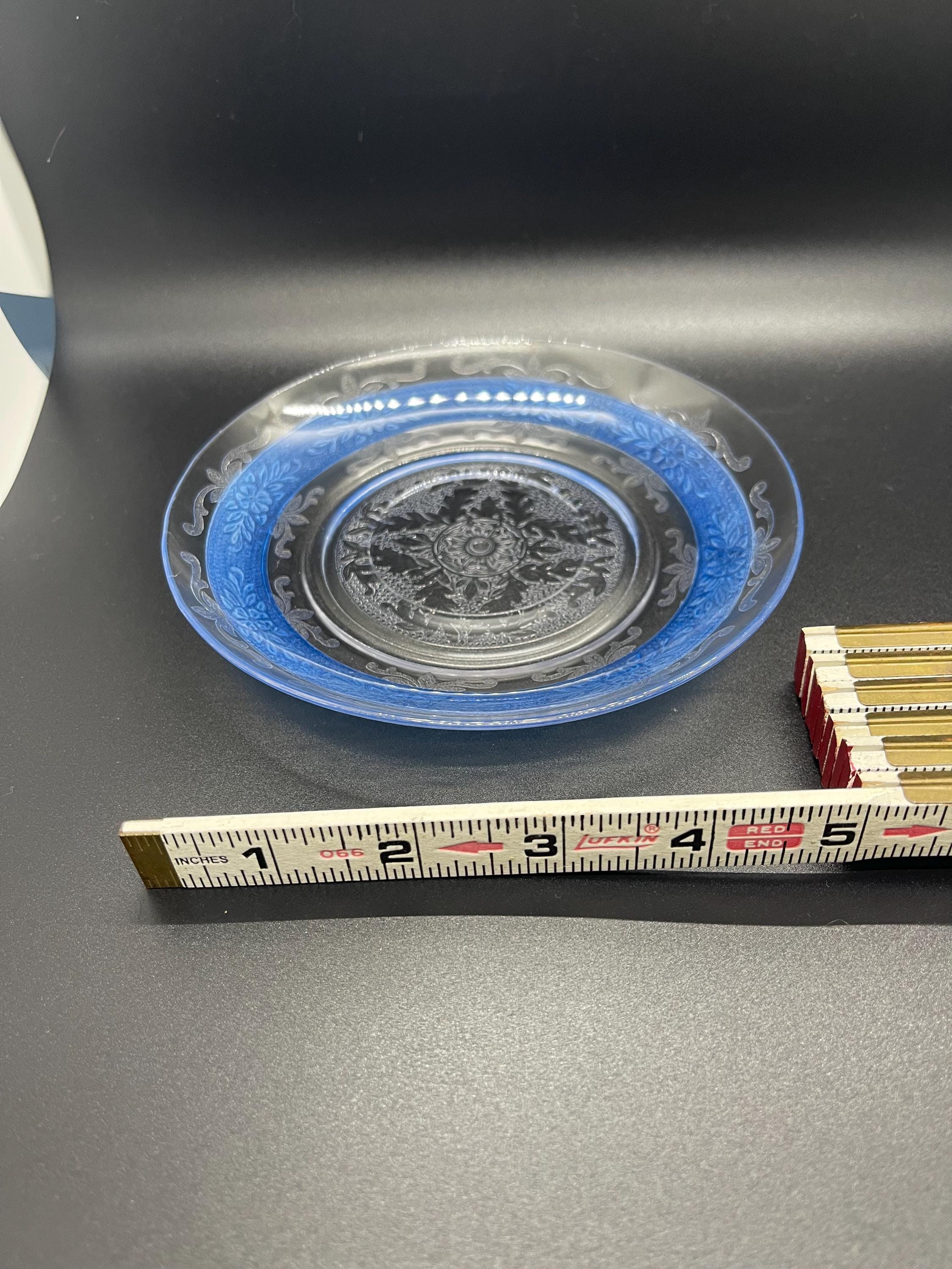 マクベス・エヴァンス「S」パターンの点描ローズとブルーバンドの