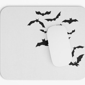 Bats Mouse Pad, Spooky Mouse Pad, Fall, Halloween Gifts for Her, Home Decor, Office Decor
