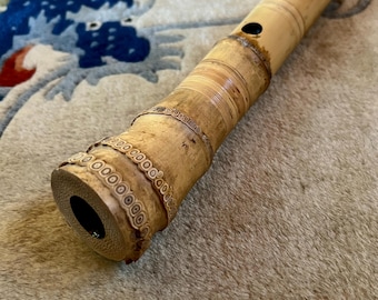 2.0 Jinashi Shakuhachi (35 year old Japanese Madake) Bamboo Flute Wind Instrument