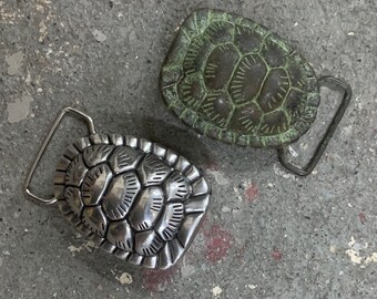 turtle belt buckle