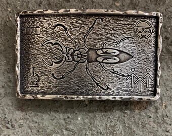 Belt Buckle | Beetle Design | For Strap 40mm, 1 1/2" Size