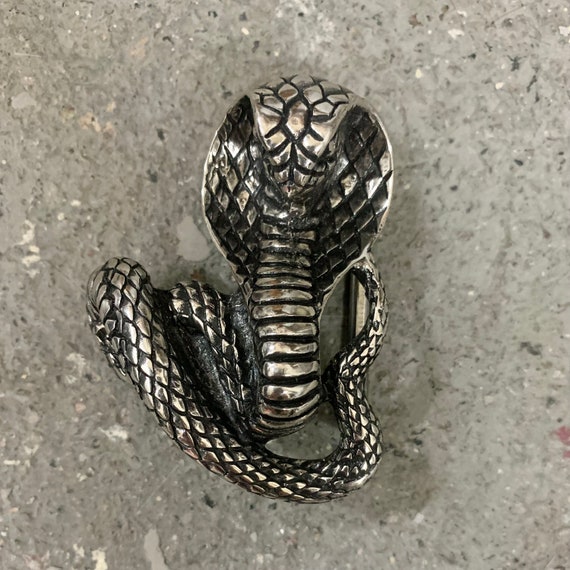 Belt Buckle Cobra Snake Design 40mm 1 1 
