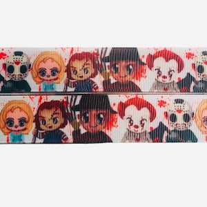 1” Horror Friends Grosgrain Ribbon