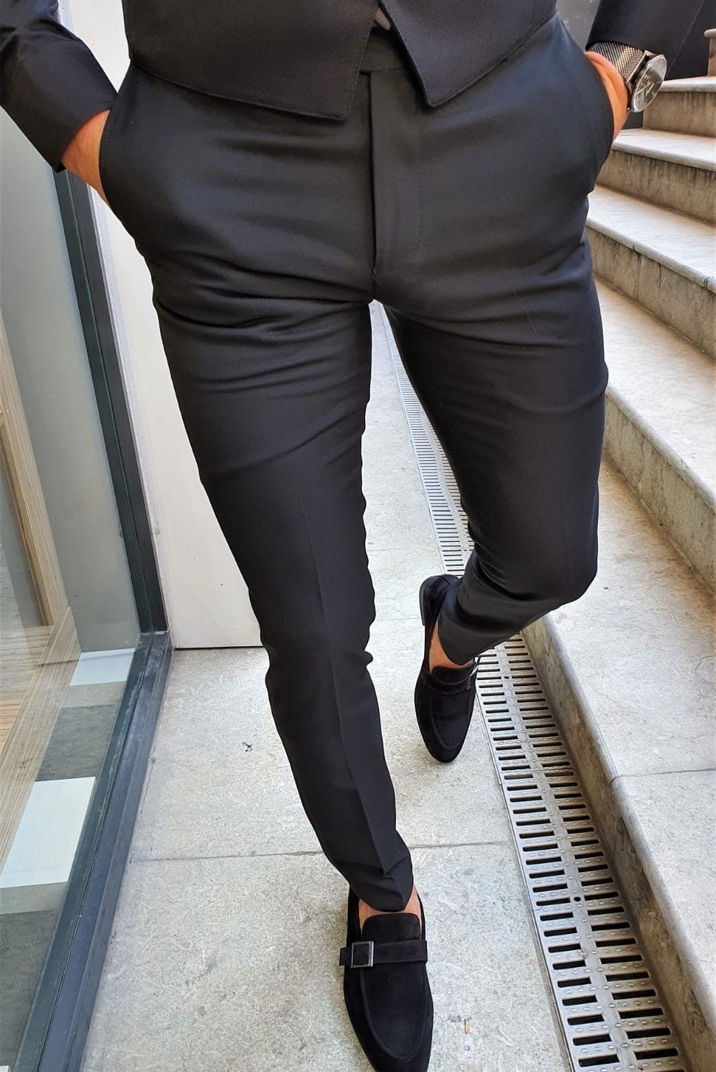 Black Pants for Men - Classical Black Dress Pants - Our best seller!