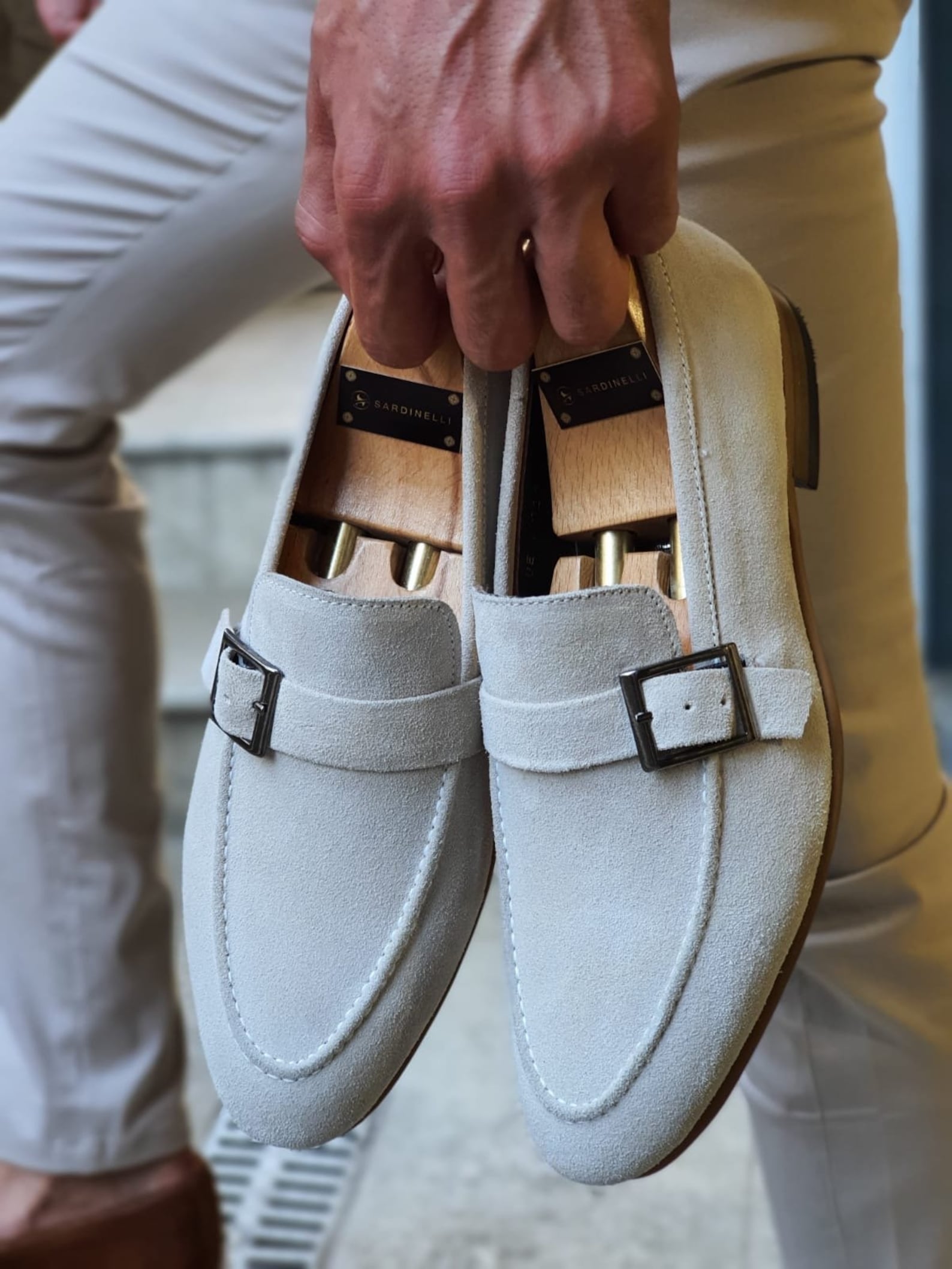 mens grey suede shoes
