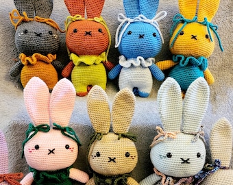 Hand-Stitched Ruffled Bunny Plush Toy, Baby Shower Gift